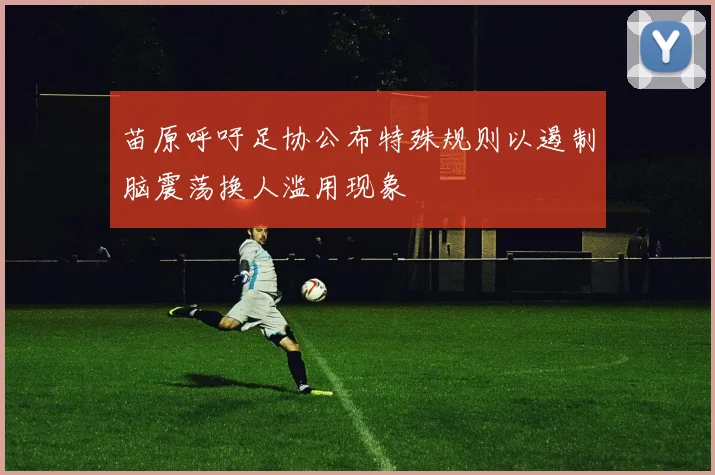 苗原呼吁足协公布特殊规则以遏制脑震荡换人滥用现象